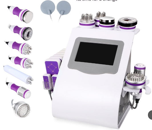 Suerbeaty 10 in 1 Cavitation Machine Body Machine Body Shaping Face Body Skin Care Massager for Salon,Spa,Home Use