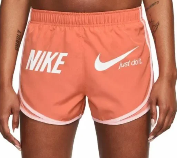 Nike Women's Running Tempo Madder Root Just Do It Shorts Size X-Large DM7729-827