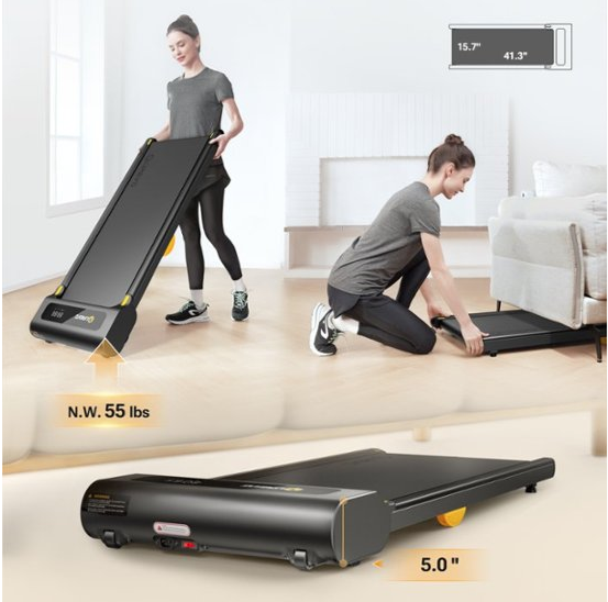 UREVO Spacewalk 1 Lite Under Desk Electric Walking Pad Treadmill With Remote Control