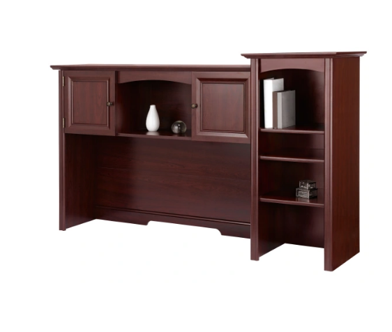 Realspace® Broadstreet 65”W Hutch For U-Shaped Desk, Cherry