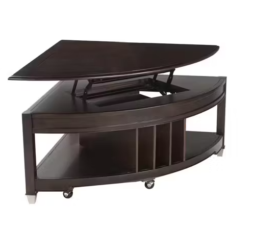 T1124-65 Magnussen Home Furniture Darien Pie Shaped Cocktail Table