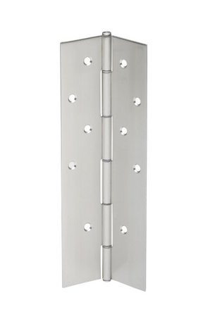 IVES 700-83-32D-EPT 83" Concealed Continuous Hinge with Electronic Power Transfer Prep Satin Stainless Steel Finish