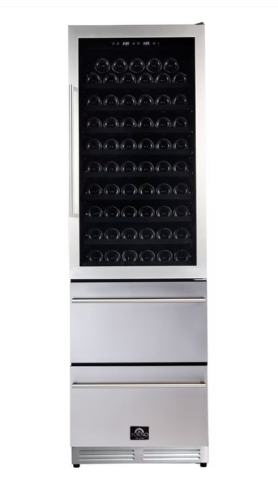 Forno FWCDR6628-24S 24" Built-In Wine Cellar Refrigerator/Wine Coolers