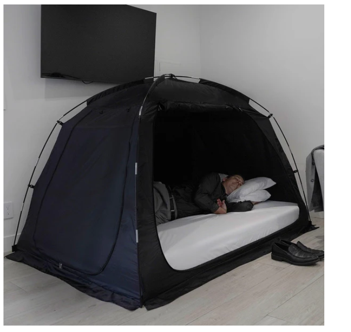 EighteenTek Portable Privacy Bed Tent, Great Solution To Enhance Sleep Environment