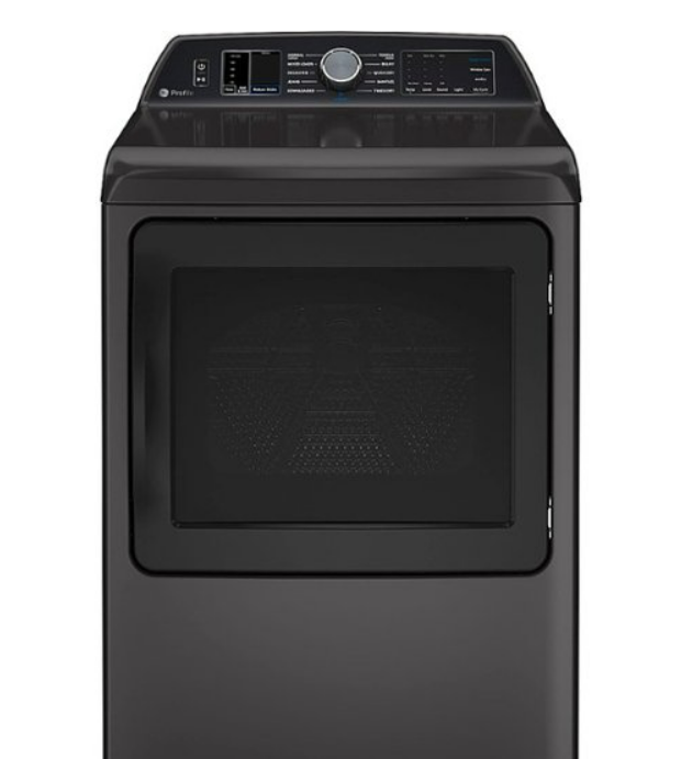 GE Profile - 7.4 cu. ft. Smart Gas Dryer with Sanitize Cycle and Sensor Dry - Diamond Gray  PTD70GBPTDG