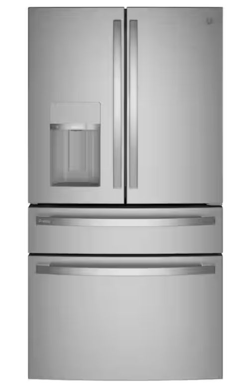 GE Profile ENERGY STAR® 27.9 Cu. Ft. 4-Door French-Door Refrigerator with Door In Door PVD28BYNFS