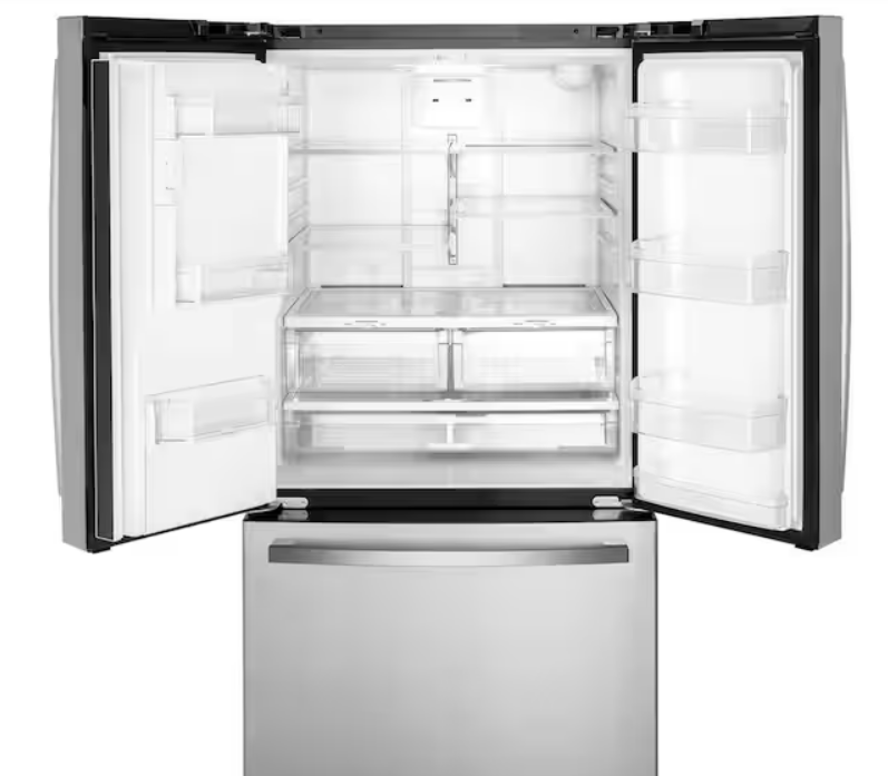 GE 25.6 cu. ft. French Door Refrigerator in Fingerprint Resistant Stainless Steel, ENERGY STAR GFE26JYMFS