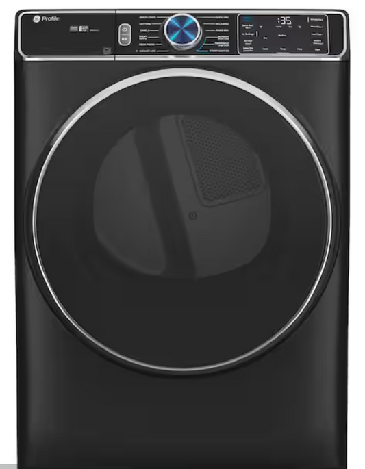 GE Profile 7.8 cu. ft. Smart Electric Dryer in Carbon Graphite with Steam and Sanitize Cycle, ENERGY STAR PFD95ESPT1DS