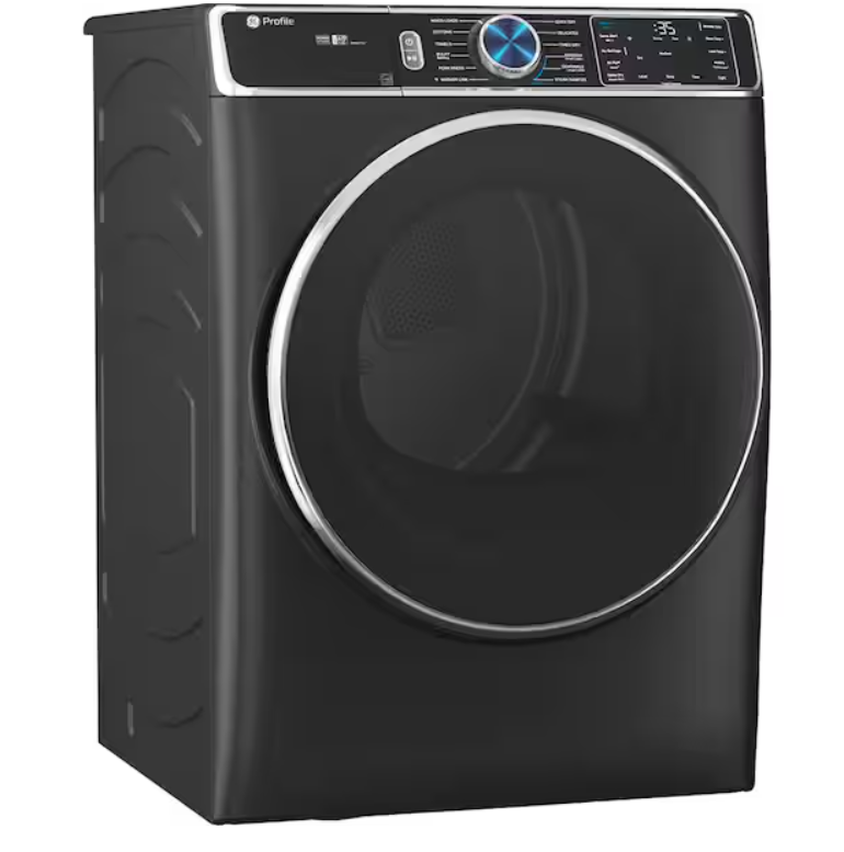 GE Profile 7.8 cu. ft. Smart Electric Dryer in Carbon Graphite with Steam and Sanitize Cycle, ENERGY STAR PFD95ESPT1DS