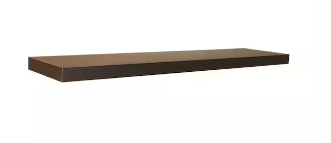 Home Decorators Collection 42 in. W x 10 in. D Espresso Decorative Floating Wall Shelf