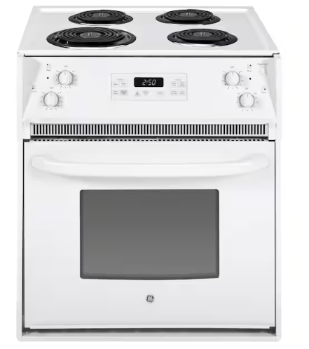 GE® 27" Drop-In Electric Range JM250DTWW