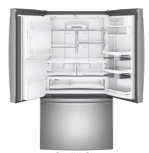 GE Profile ENERGY STAR® 27.9 Cu. Ft. 4-Door French-Door Refrigerator with Door In Door PVD28BYNFS