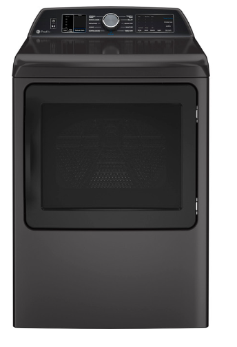 GE Profile - 7.4 cu. ft. Smart Gas Dryer with Sanitize Cycle and Sensor Dry - Diamond Gray  PTD70GBPTDG