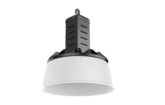 COMMERCIAL  ELECTRIC 16 in. Black Integrated LED Dimmable High Bay Light with Motion Sensor at 30000 Lumens, 5000K Daylight