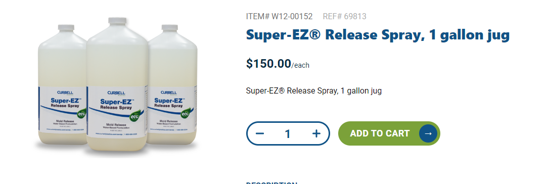 Super-EZ Release Spray, 1 gallon jug