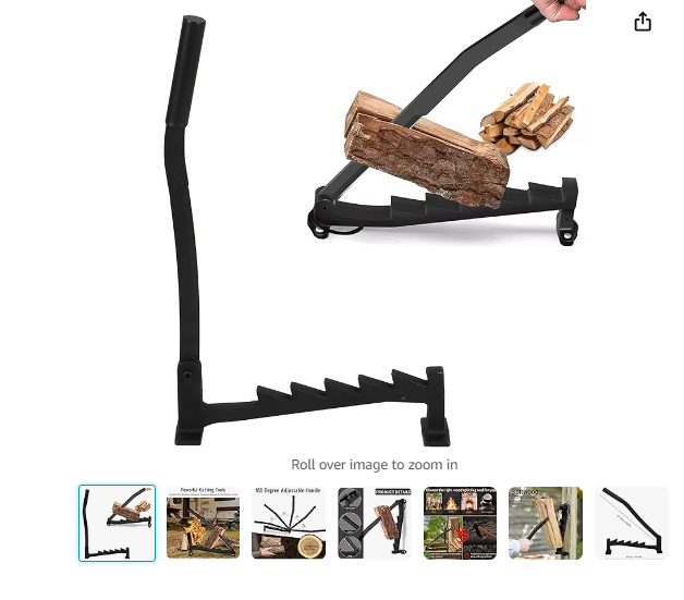 Portable Firewood Splitter, Wall Mounted Wood Kindling Splitter, Kindling Splitter Wood Splitter