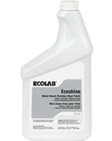 Ecolab Ecoshine 6118440 Water Based Stainless Steel Polish- 32 Ounce Bottle