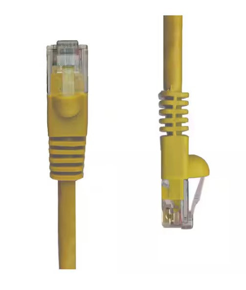 NTW 50 ft. Cat6 Snagless Shielded (STP) Network Patch Cable, Yellow