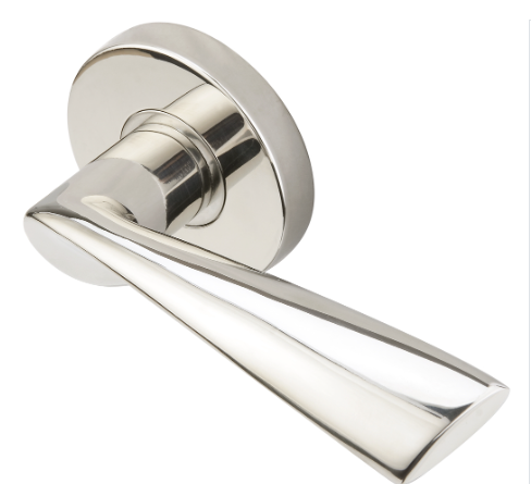 INOX Breeze Tubular Leverset TL4 Latch RA Roses Bright Stainless Steel Passage 2-3/8 BS - RA211L461-32