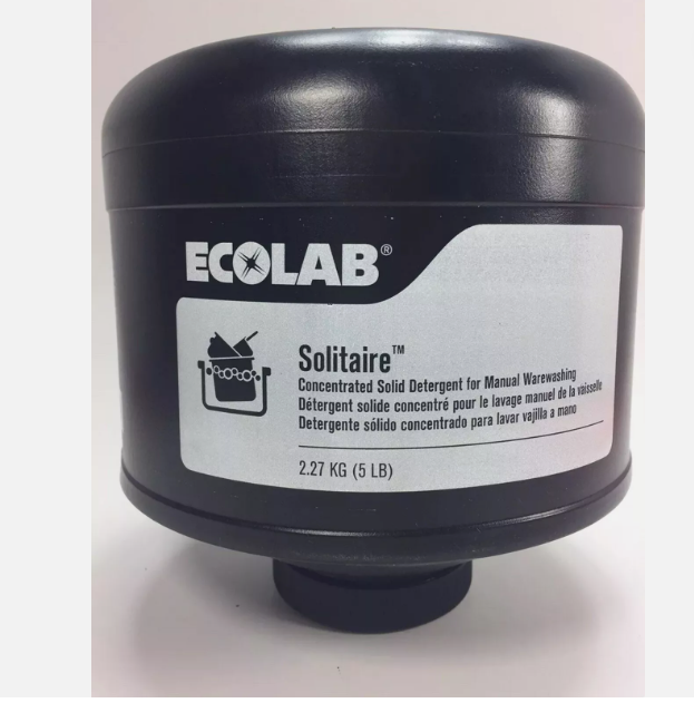 Ecolab Solitaire Concentrated Solid Detergent 5Lbs