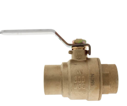 Watts LFFBVS-3C-M1, 1-1/4" Full Port Sweat Ball Valve, Lead Free