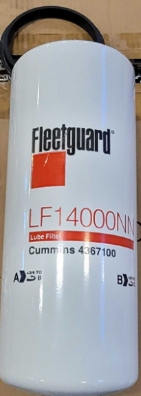 Fleetguard LF14000NN Oil Lube Filter Compatible