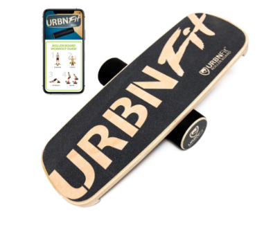 URBNFit Wooden Balance Board Trainer Core Stability