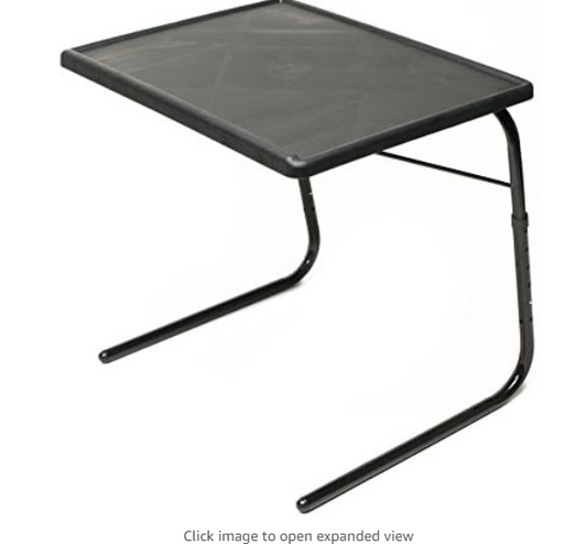 Table Mate XL TV Laptop Dinner Tray Black