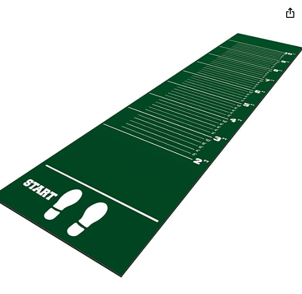 Woanger 12 x 2.5 ft Long Jump Mat Sports Long Jump Non Slip