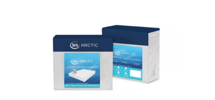 Serta Arctic 5X Cooling Water-resistant Mattress Protector Powered by Reactex, Twin Xl