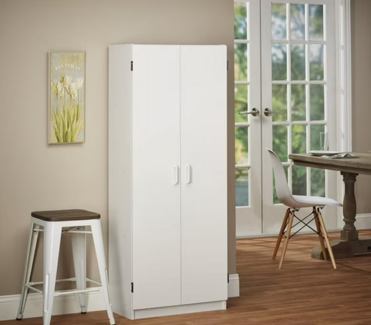 Ameriwood Flynn Storage Pantry, White