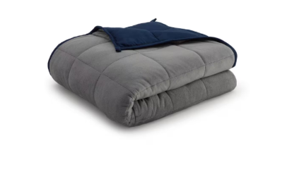 Ella Jayne Weighted Blanket  20lb - Grey/Navy - 20 lb