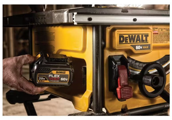 DEWALT FLEXVOLT 60V MAX* Table Saw, 8-1/4-Inch, Tool Only (DCS7485B)