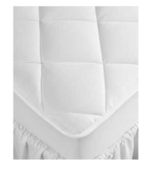 Hotel Collection Extra Deep Mattress Pad, Hypoallergenic, Down Alternative Fill, 500 Thread Count Cotton, Queen