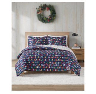 Jla Home Holiday FaLaLa 3-Pc. Comforter Set Twin