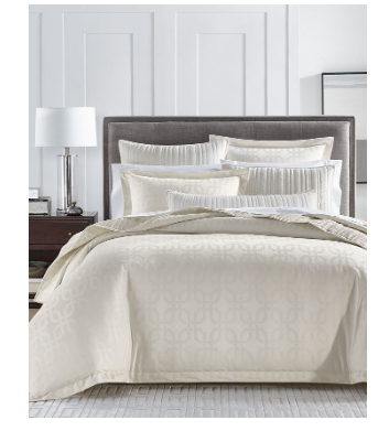 Hotel Collection Fresco Jacquard Egyptian Cotton 525-Thread Count 3-Pc. Duvet Cover Set King