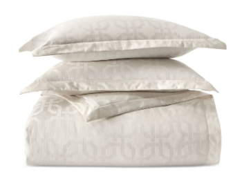 Hotel Collection Fresco Jacquard Egyptian Cotton 525-Thread Count 3-Pc. Duvet Cover Set King