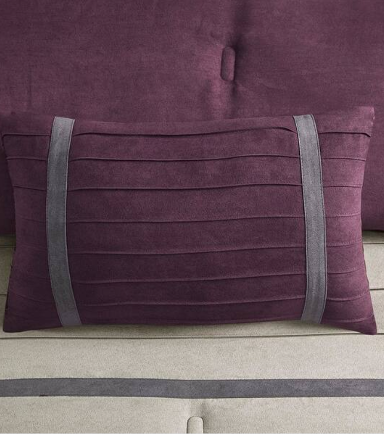 Madison Park Kennedy 7-Piece Comforter Set PLUM