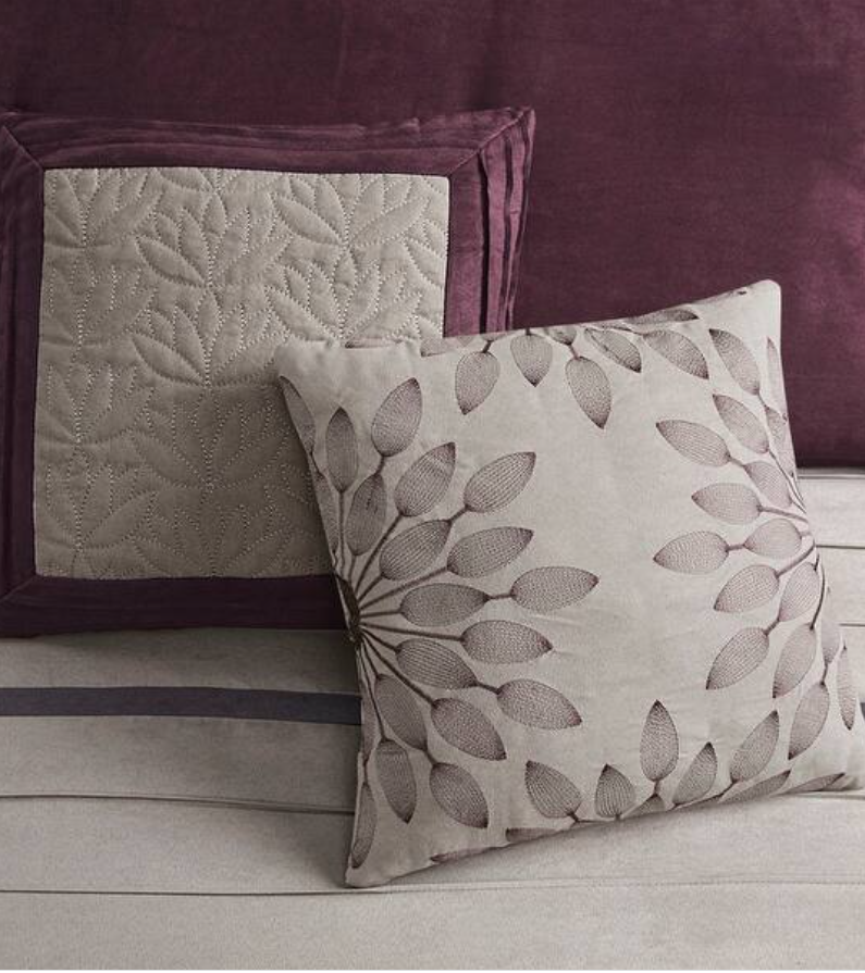 Madison Park Kennedy 7-Piece Comforter Set PLUM