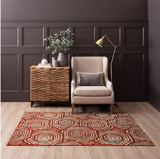 Scott Living Bearden Red Rug