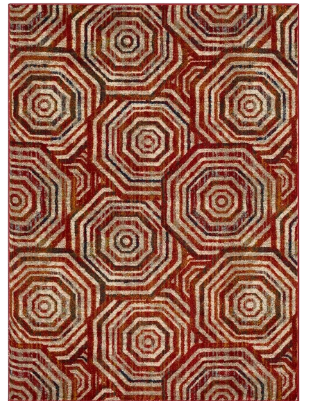 Scott Living Bearden Red Rug