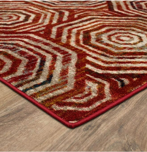 Scott Living Bearden Red Rug