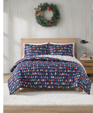 Jla Home Holiday FaLaLa 3-Pc. Comforter Set FULL/QUEEN