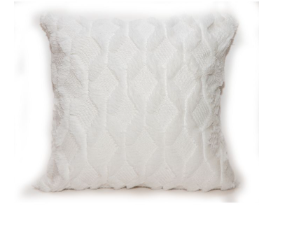 Jill Zarin Geo Diamond Decorative Pillow, 18 x 18 - White Square Decorative Pillow