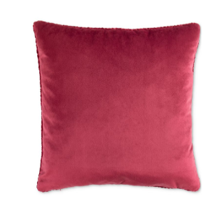 Lush Decor Braided Decorative Pillow, 18 x 18 Red Square Decorative Pillow