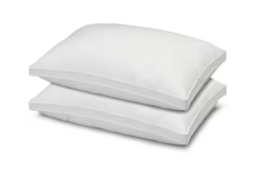 Ella Jayne Gusseted Soft Plush Down Alternative Stomach Sleeper Pillow  Set of 2 - King