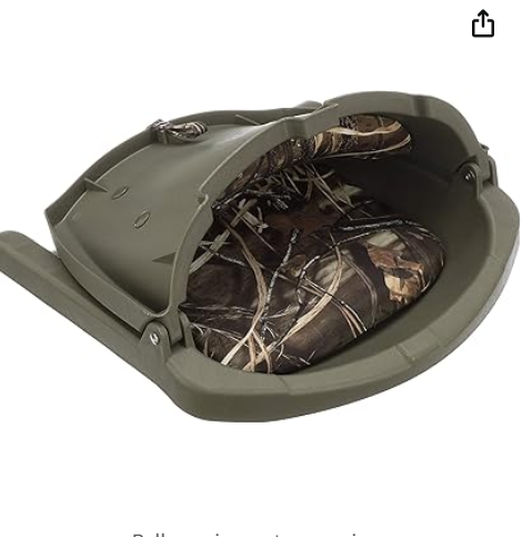 Marine Raider Realtree Max-5 Padded Fold Down Boat Seat