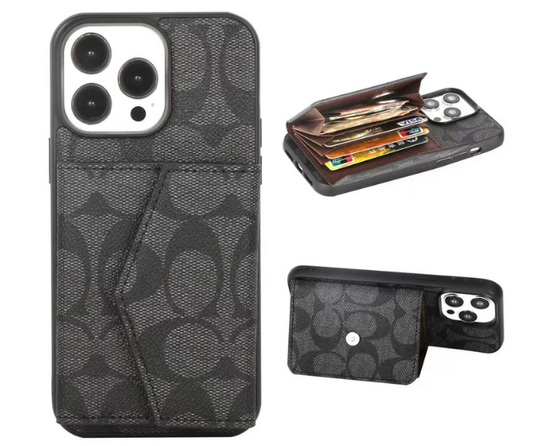 Coach Phone Case Iphone 15 Pro Max Black