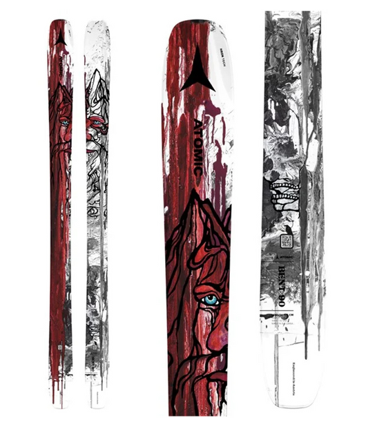 Atomic Bent 90 Unisex Skis Size 175