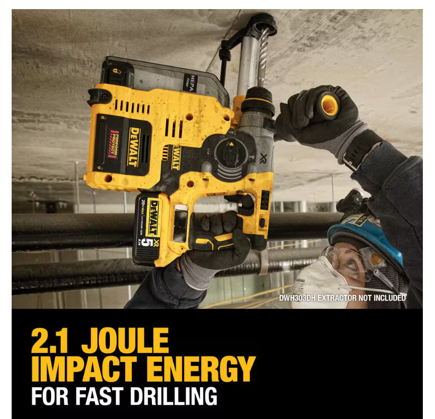 Dewalt 20V MAX XR Cordless Brushless 1 in. SDS Plus L-Shape Rotary Hammer (Tool Only)